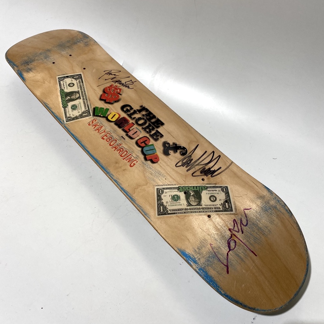 SKATEBOARD, The Globe World Cup w Blue Top (deck only) 